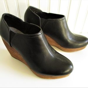 Dr. Scholl's Black Wedge Booties